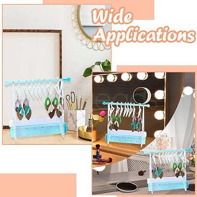 Laser Hanger Style Acrylic Earring Storage Display Rack ST-CJ0034-02-1