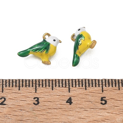 304 Stainless Steel Enamel Pendants SA-CBAD067-36G-01-1
