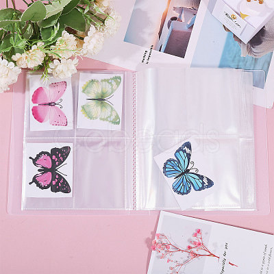 Globleland 1 Book Transparent PP Plastic Photocard Storage Albums AJEW-GL0002-22A-1