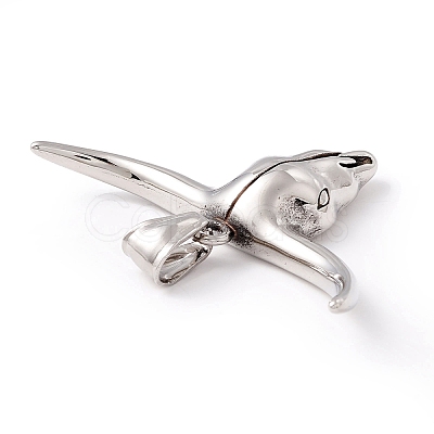Tibetan Style 304 Stainless Steel Pendants STAS-P305-41AS-1