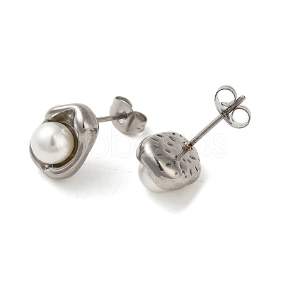 304 Stainless Steel Stud Earring EJEW-C099-01P-1