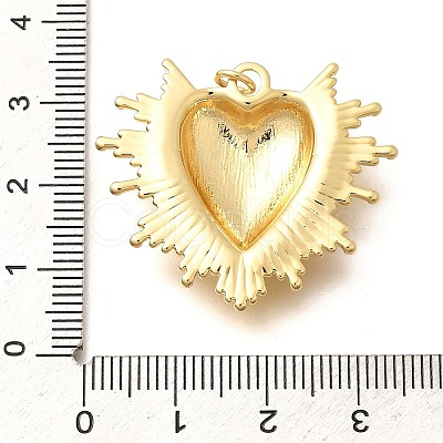 Rack Plating Brass Pendants KK-M309-20G-1