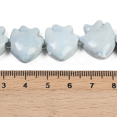 Handmade Porcelain Beads Strands PORC-C007-01-1
