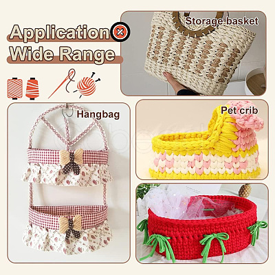 Wooden Basket Bottoms TOOL-WH0159-02C-1