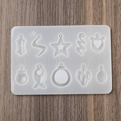 Geometrical Shape DIY Pendant Silicone Molds LS-DIY-E070-01B-1