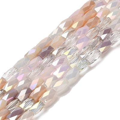 Electroplate Glass Beads Strands EGLA-D030-07A-1