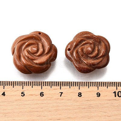 Synthetic Goldstone Carved Pendants G-S390-03D-1