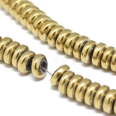 Electroplate Non-magnetic Synthetic Hematite Beads Strands X-G-T061-42G-1