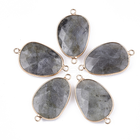 Natural Labradorite Links connectors G-S344-71A-1