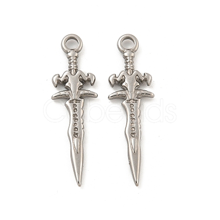 Non-Tarnish 304 Stainless Steel Pendants X-STAS-O004-06D-P-1