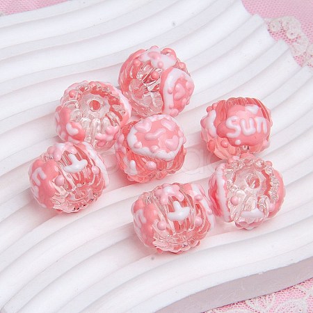 Opaque Acrylic Beads PW-WG55A91-06-1