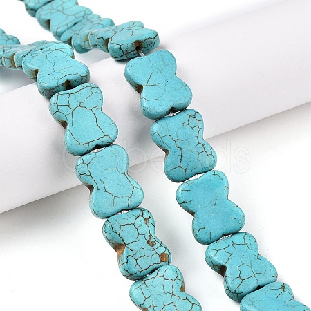 Synthetic Turquoise Beads Strands UNKW-T001-02B-1
