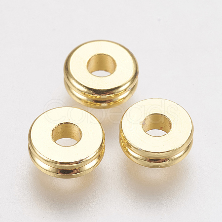 Brass Spacer Beads X-KK-F730-03G-1