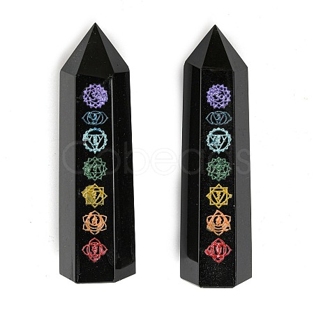 Natural Obsidian Display Decoration G-A217-15-1