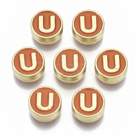 Alloy Enamel Beads ENAM-S122-028U-NR-1