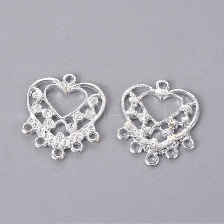 Alloy Rhinestone Connector Settings EA11580Y-NFS-1