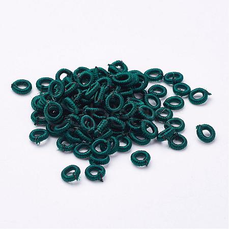 Polyester Weave Beads WOVE-N003-03-1