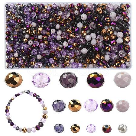1000Pcs Glass Beads GLAA-CJC0001-24E-1