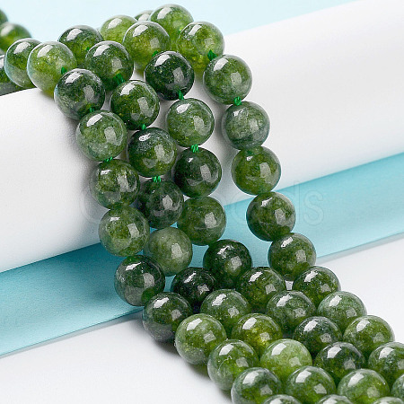 Dyed Natural Malaysia Jade Beads Strands G-G021-02A-13-1