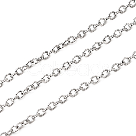 Tarnish Resistant 304 Stainless Steel Cable Chains CHS-Q001-08-100m-1