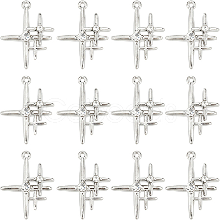 30Pcs Alloy Pendants PALLOY-SC0004-24-1