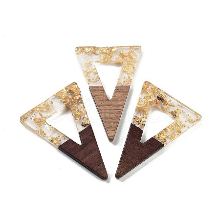 Walnut Wood Pendants FIND-Z050-03G-1