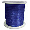 Flat Elastic Crystal String, Elastic Beading Thread, for Stretch Bracelet Making, Dyed, Blue, 0.8mm, about 65.61 yards(60m)/roll