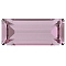 Preciosa&reg MAXIMA Crystal Fancy Stones, Czech Crystal, 435 26 212 Baguette, Dura Foiling, 20020 Light Amethyst, 7x3mm