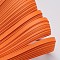 Quilling Paper Strips, Dark Orange, 530x5mm, about 120strips/bag