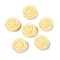 Synthetic Coral Carved Beads, Flower, Dyed, Champagne Gold, 15x16x8mm, Hole: 1.2mm