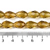 Transparent Glass Beads Strands X-EGLA-N013-T10mm-D08-4