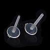 Plastic Stud Earring Findings KY-R011-01-2