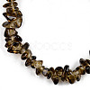 Unisex Chip Natural Quartz Crystal Beaded Stretch Bracelets BJEW-S143-36-1-3
