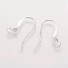 Brass French Earring Hooks X-KK-Q365-S-NF-2