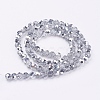 1 Strand Electroplate Glass Beads Strands X-EGLA-J042-6mm-H02-2