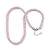 5MM Nylon Twisted Cord Necklace Making FIND-G096-01P-2