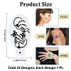 Plastic Face Paint Stencils DIY-WH0304-582F-2