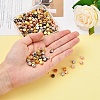 500Pcs 4 Colors CCB Plastic Beads CCB-YW0001-03M-8