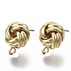 Iron Stud Earring Findings X-IFIN-T014-10G-NR-1