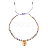 Natural Lapis Lazuli Braided Bead Bracelet FR2657-11-1