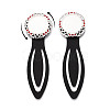 Alloy & Iron Bookmark Cabochon Settings PALLOY-N184-04S-4