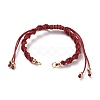 Adjustable Polyester Braided Cord Bracelet Making AJEW-JB00848-05-1