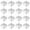 100Pcs 316 Surgical Stainless Steel Pendants STAS-SC0004-47-1