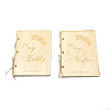 Creative Wooden Greeting Cards DIY-WH0196-66-1