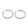 Tarnish Resistant 201 Stainless Steel Huggie Hoop Earrings EJEW-O095-05-31-1