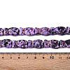 Spray Painted Synthetic Turquoise Beads Strands TURQ-T004-16D-4