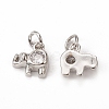 Glass Charms KK-E068-VB221-3