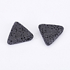 Natural Lava Rock Beads X-G-P316-H-3