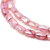 Imitation Jade Glass Beads Strands GLAA-P058-04A-03-3