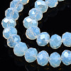 Electroplate Glass Beads Strands EGLA-A034-J8mm-A10-2